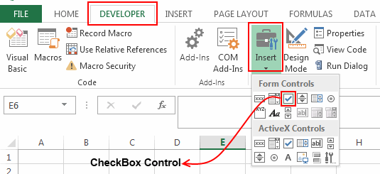 Checkbox for excel free